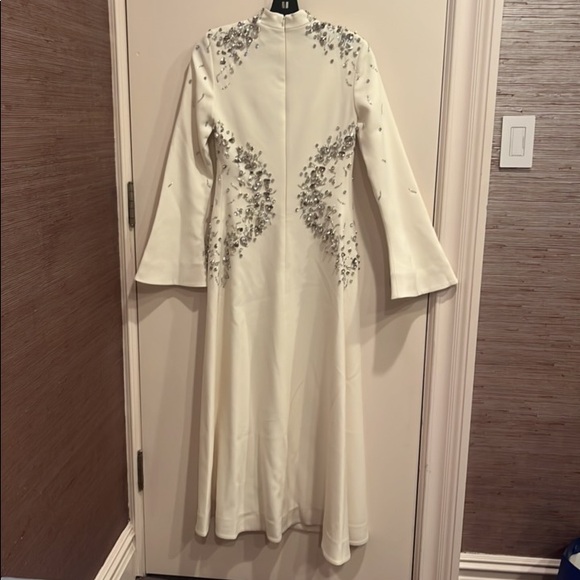 NWT Simkhai Odetta Midi Dress in Natural White Size 0 - Picture 8 of 10